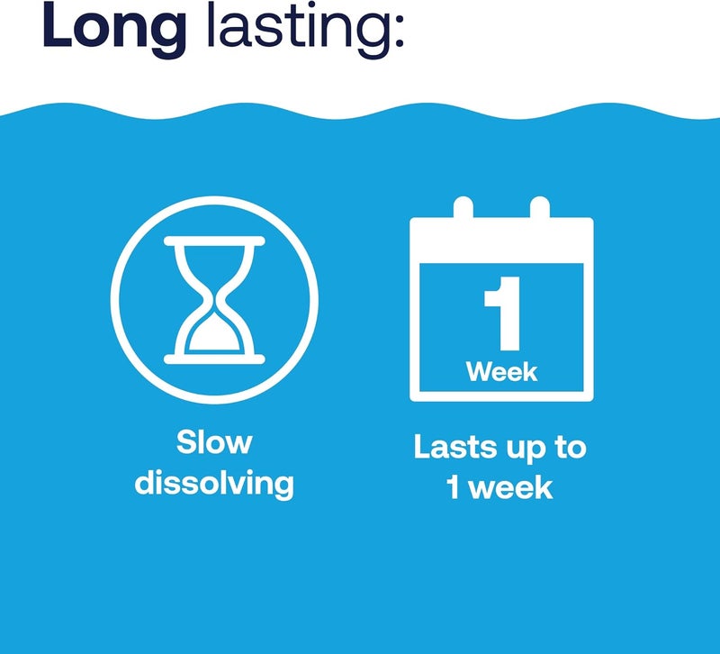 HTH 42049 Pool Care 1" Chlorine Tabs, Swimming Pool Sanitizer with Added Clarifier - Eliminates Bacteria & Algae, Makes Water Clean & Crystal Clear, Sanitizes & Protects - Slow Dissolving, 1.5 lbs - Image 5